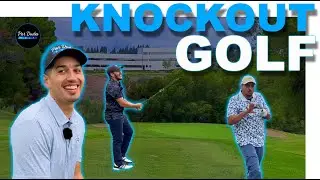 We Played A Knockout With Our Cameraman | Fullerton Golf Course