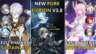 MAKE Hoolay a 5* already... Honkai Star Rail - Pure Fiction 3.8 | E2S1 Phainon & E1S0 Cyrene