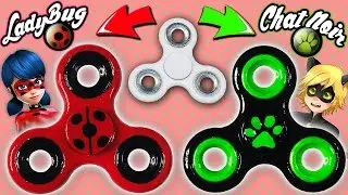 ♥ DIY: Crea tu Fidget Spinner de Ladybug y Chat Noir || Miraculous Ladybug ♥