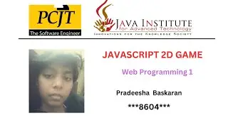 CAR RACER GAME | JavaScript 2D Game Design Using VS Code | Java Institute Selection Programme