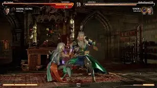 Mortal Kombat 1 - Arielmk Shang Tsung (Sereena) VS Motherdearest448 Sindel (subzero) (Kung lao)