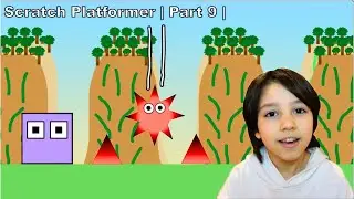 Scratch Platformer | Part 9 | How to add a Spike ball to your PLATFORMER!