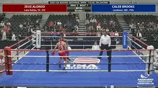 USAB 25 NO 916AM Ring 3 Bout 1 Zeus Alonso Caleb Brooks JM125