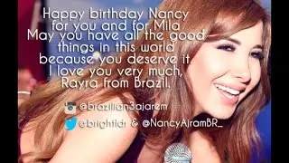 Happy Birthday Nancy Ajram 2016 نانسي نبيل عجرم