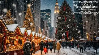 Relaxing Instrumental Christmas 🎄 Cozy Fireplace & Calm Holiday Sounds