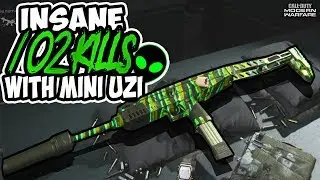 102 KILLS with the Mini Uzi - WORST SMG in MW?