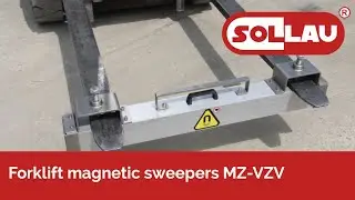 Forklift magnetic sweeper MZ-VZV - SOLLAU