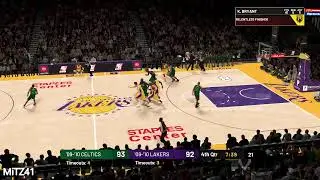 NBA 2K20 - Classic Teams 2009 2010 - Boston Celtics vs. Los Angeles Lakers - A Kobe Bryant Tribute.
