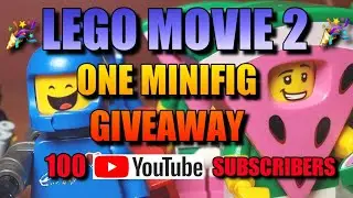 100 Subscriber Milestone GIVEAWAY Lego Movie 2 CMF Series  Minifigure!