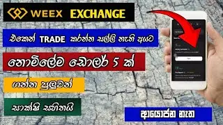 earn free usdt sinhala | free earn money | weex exchange | emoney | no deposit@HNcryptoAcadamy