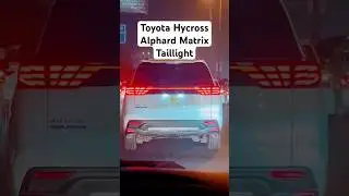 Innova Hycross ✨ Alphard Style matrix LED TAILLIGHTS #toyota #hycross #innova #car #carmodification