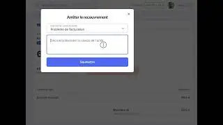 Stopper un recouvrement sur Widr Pay
