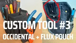 I attached a belt clip to my Flux Pouch! The perfect companion to my MP2X ! #electrician #tools