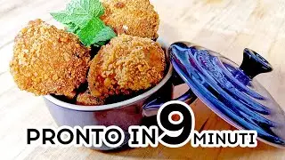 POLPETTE CON CUORE FILANTE PRONTE IN 9 MINUTI? #LaRicettaDiFretta