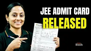 JEE admit card released || January session