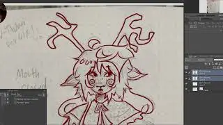 ⋆˚꩜｡Designing my friends V-Tuber model!!⋆˚꩜｡-[Part 1]