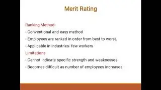 Lecture 2  Job Evaluation and Merit Rating