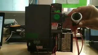 Setting speed dengan Potensio Inverter Schneider ATV320