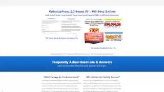 OptimizePress 2.0 Bonus - Get the BEST OptimizePress Bonus HERE!