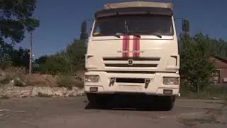 Russian servicemen deliver around 100 tonnes of humanitarian aid to civilians in  Kharkov region