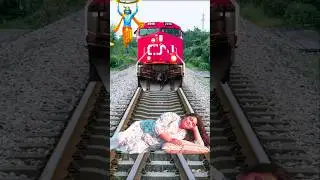 Last Second Save! 🤯 What Happened When the Train Arrived?