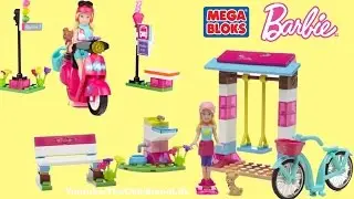 Mega Bloks Barbie Fab Park & Scooter | Speed Build (Sets 80237 & 80232)