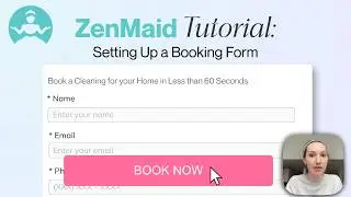 How to create a booking form in ZenMaid