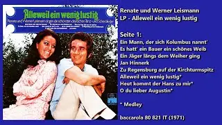 Renate und Werner Leismann - Alleweil ein wenig lustig -LP - Seite 1 (1971)