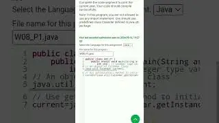 Nptel programming in Java week 8 programming assignment 1 solutions 