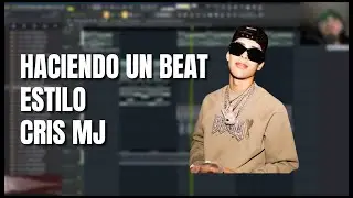 haciendo un beat para Cris MJ en fl studio