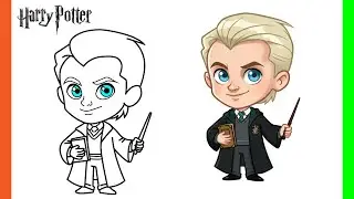 How to Draw Draco Malfoy | Harry Potter