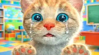 FUNNY CATS Animated Story Little Kitten Adventure💚  Fun Pet Care & Best Learning cartoons for babies