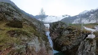 Le saut du Laire à Prapic, Orcières, Alpes