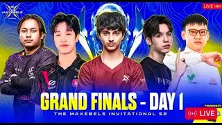 [ENG] PUBG MOBILE THE MAXEBELS INVITATIONAL S2 | DAY 1| Ft. #4T #VPE #HORAA #YG #APG #DRX #i8 #R3G