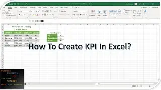 How To Create Key Performance Indicator - KPI In Excel - App3?