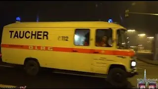 Brennt Schiff im Tanklager - Einsatzfahrten Feuerwehr & DLRG Groß-Gerau-Kreis