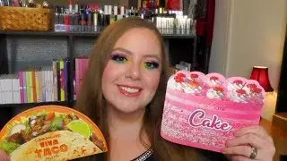 USING GLAMLITE PALETTES AND ALL MY OTHER FOOD THEMED MAKEUP!