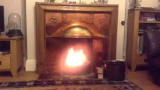 1912 Edwardian copper fireplace leicester