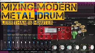 MIXING METAL DRUM WITH PERFECT DRUM