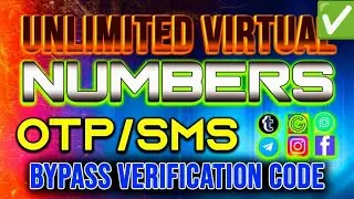 Get FREE UNLIMITED Phone Numbers for OTP Verification | Virtual Numbers 2025 (No Limit!)