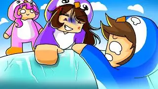 TIME DE PINGUINS NO KNOCKOUT ROBLOX!