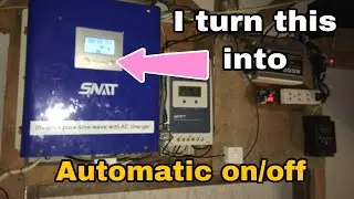 Snat Snadi inverter Automatic On/Off #solar  #inverter