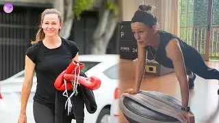 Jennifer Garner shows off her intense workout routine to maintain her toned body