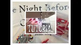 Christmas Book Sewing Tutorial for Beginners