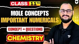 Class 11 Chemistry | Mole concepts - Important Numericals | CBSE 2025-26 | Akash Sir