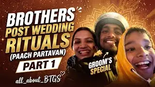 The wedding is done,but the rituals are just getting started! 🥳 Join us in Part 1 of our vlog #vlog 