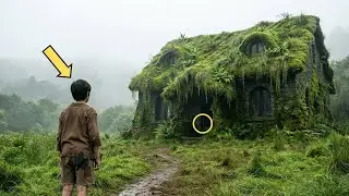 O órfão fugiu pra uma casa soterrada esquecida — e desabou ao entrar.