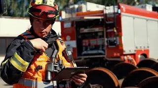 Sygic Professional Navigation in GINA tablet for first responders