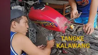 kalawang sa tangke (stx 125 Yamaha) LINISIN GAMIT ANG BATO