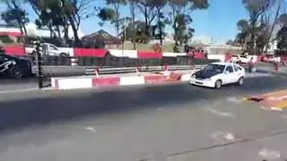 Nissan GTR VS me in my 20xe opel